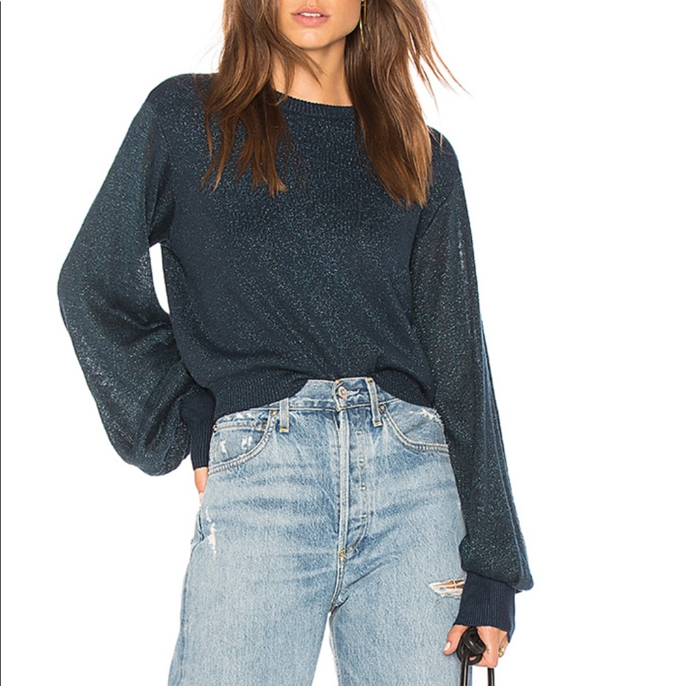 Free People Let It Shine Pullover Sweater